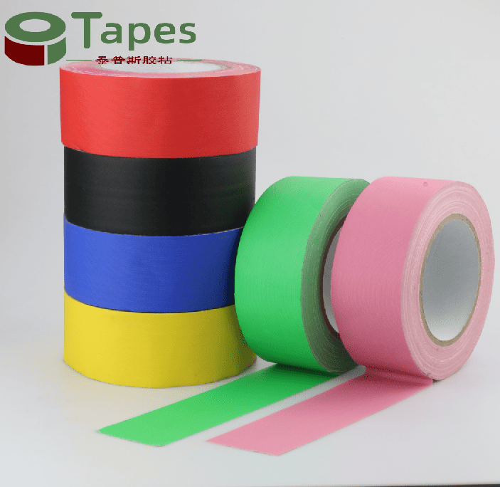 Non‑Reflective Matte Cloth Tape Hand‑Tearable for Stage