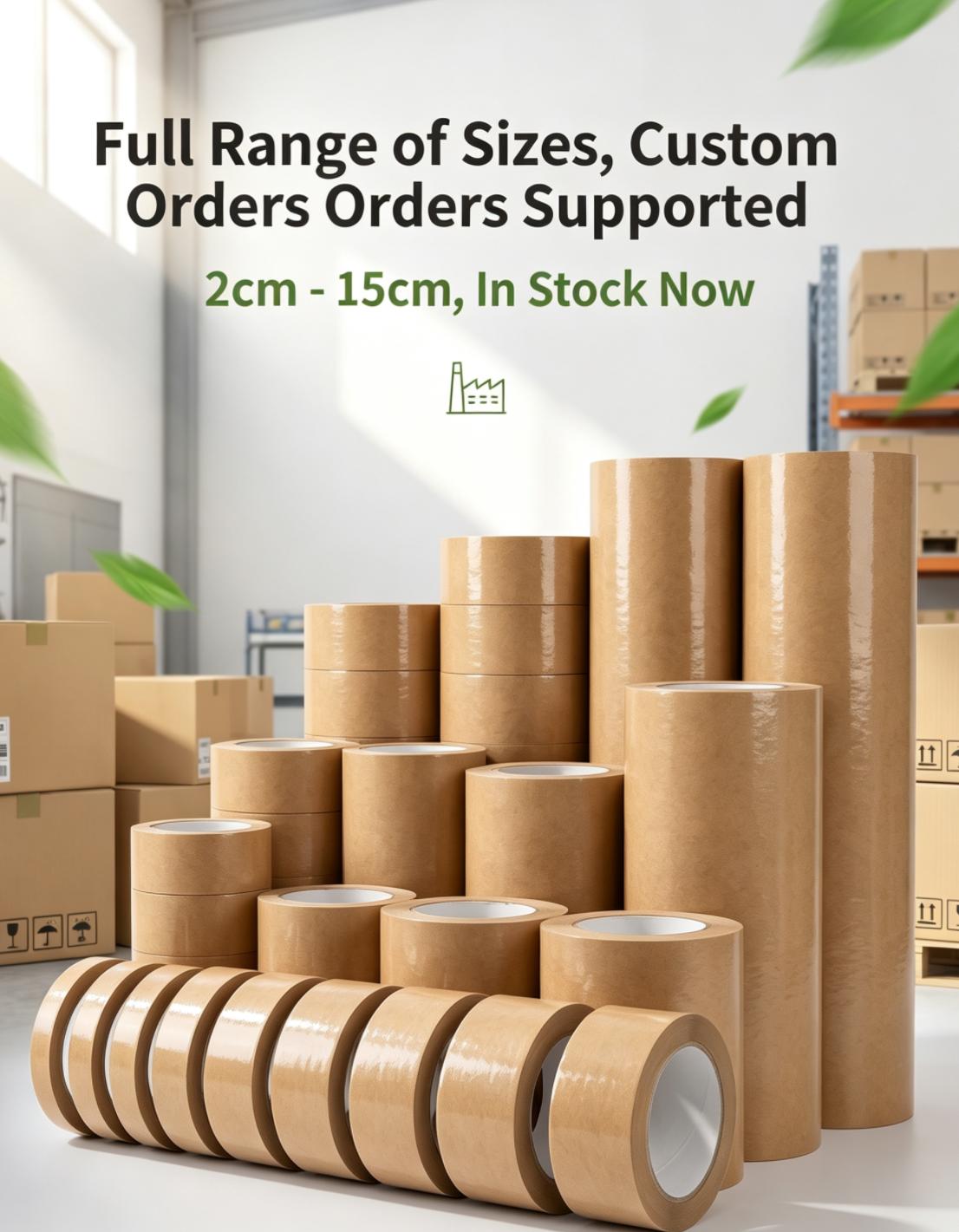  Waterproof PE Coated Self‑Adhesive Brown Kraft Paper