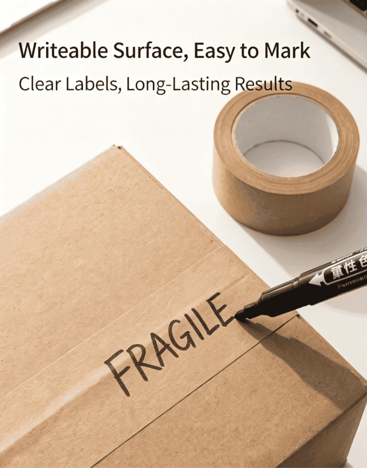 Eco-Friendly Water-Activated Brown Kraft Paper Tape